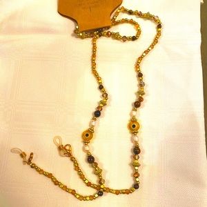 New Greek Eye. Sunglass or Eyeglass Holder Necklace